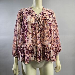 Patterson Small Floral Print Women's Top R5